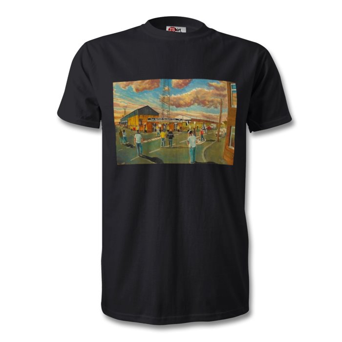 AYR UNITED FC SUPPORTERS OUTSIDE STADIUM- MENS T-SHIRTS