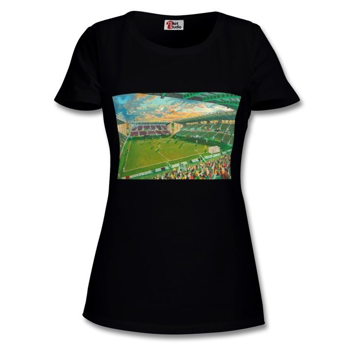 LADIES HIBERNIAN FC T-SHIRT INSIDE EASTER ROAD