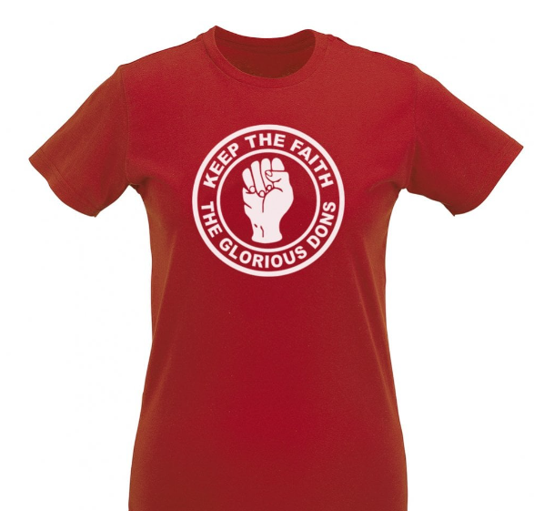 Ladies Aberdeen keep the faith T-Shirt