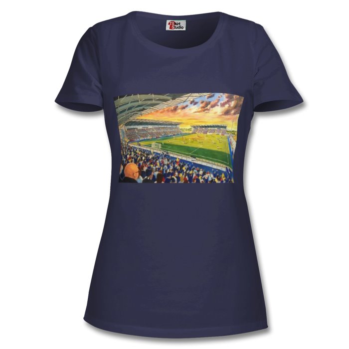 Falkirk FC SUPPORTERS INSIDE STADIUM LADIES T-SHIRT