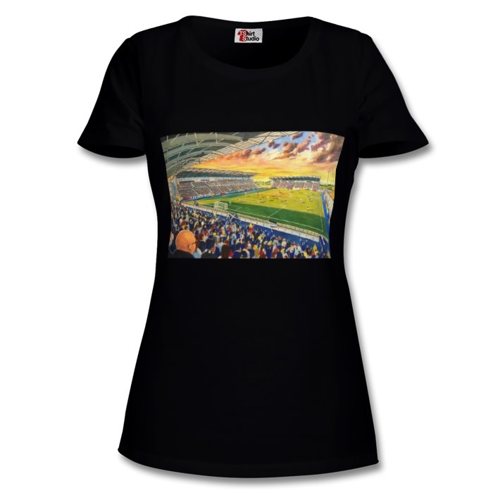 Falkirk FC SUPPORTERS INSIDE STADIUM LADIES T-SHIRT
