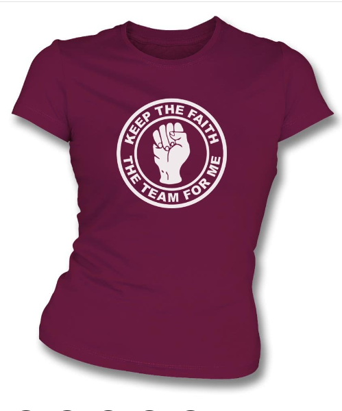Ladies Hearts FC Keep The Faith T-Shirt