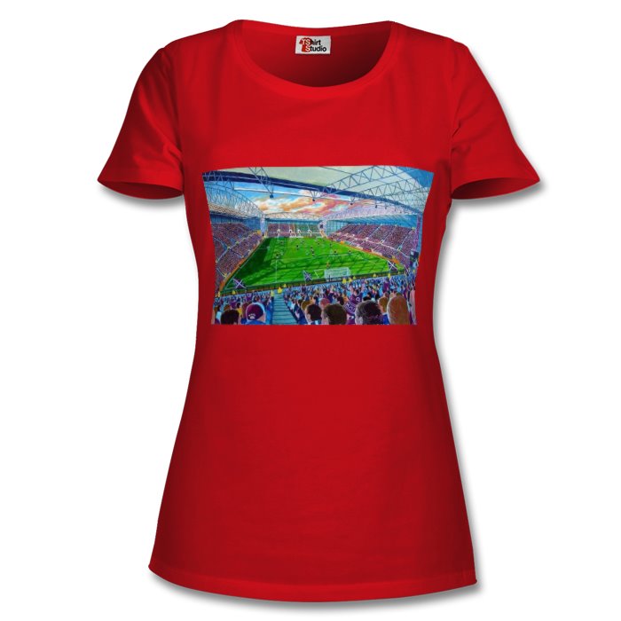 LADIES HEARTS FC T-SHIRT INSIDE TYNECASTLE