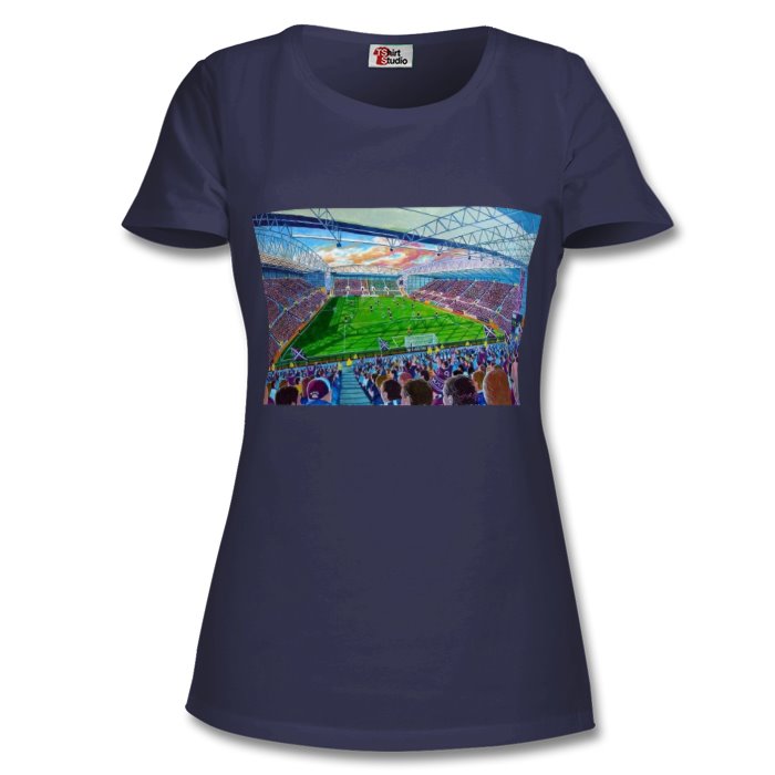 LADIES HEARTS FC T-SHIRT INSIDE TYNECASTLE