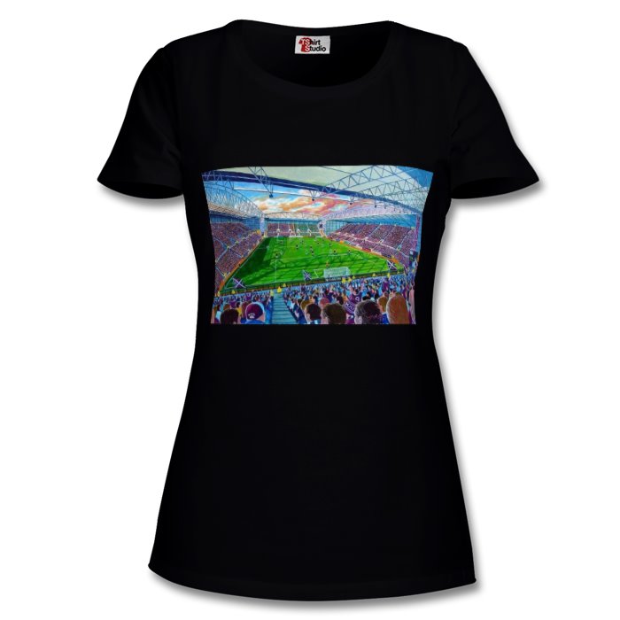 LADIES HEARTS FC T-SHIRT INSIDE TYNECASTLE