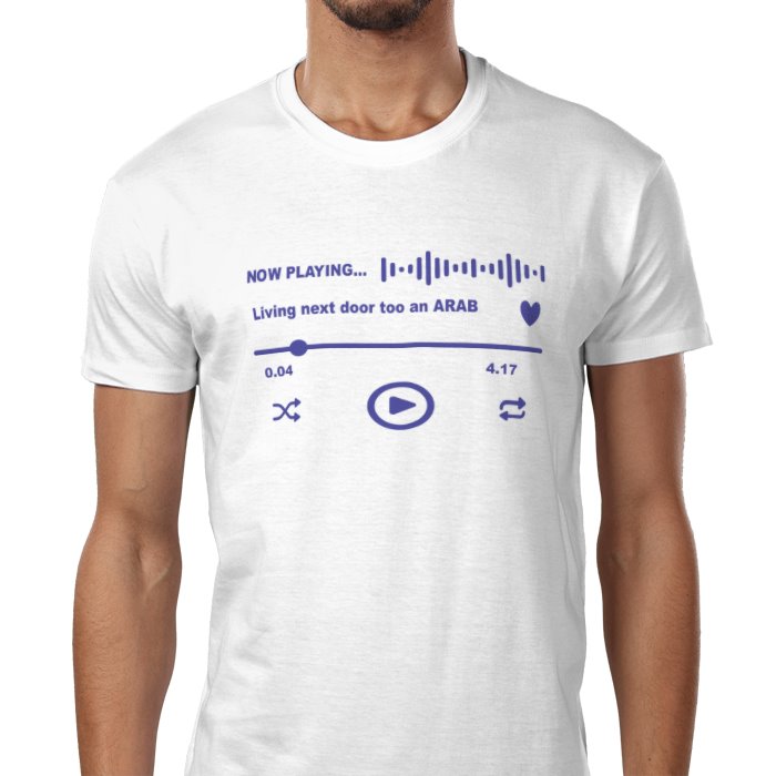 Men's Dundee F.C "Living Next Door Too An Arab " T-Shirt
