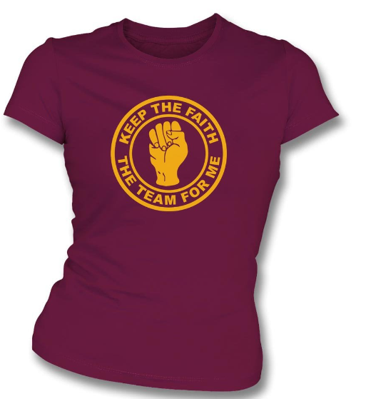 Ladies Motherwell FC Keep The Faith T-Shirt