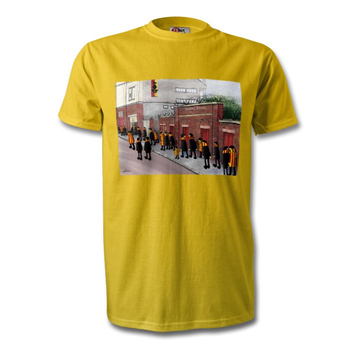 PARTICK THISTLE FC SUPPORTERS OUTSIDE FIRHILL STADIUM- MENS T-SHIRT