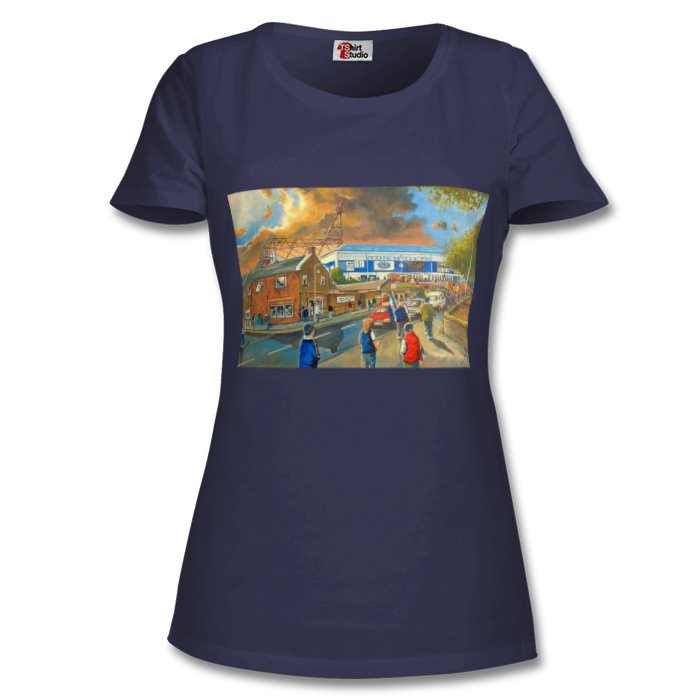 RAITH ROVERS FC SUPPORTERS ON WAY TO STARKS PARK - LADIES T-SHIRT