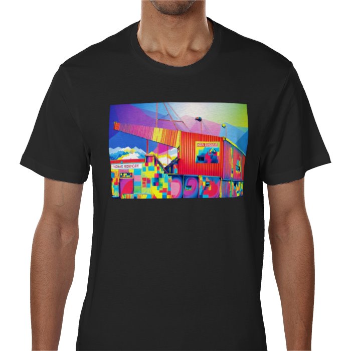 Men's Stenhousemuir Football Club stadium print t-shirt