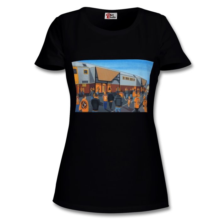 DUNDEE UNITED FC SUPPORTERS OUTSIDE TANNADISE - LADIES T-SHIRTS