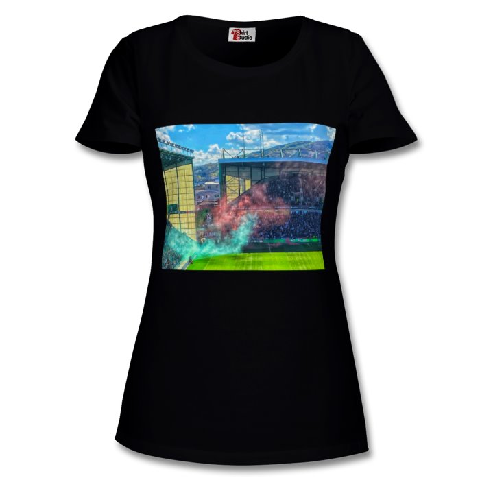 LADIES HIBERNIAN FC T-SHIRT INSIDE EASTER ROAD