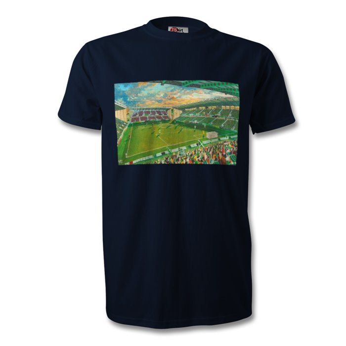 MENS HIBERNIAN FC T-SHIRT INSIDE EASTER ROAD