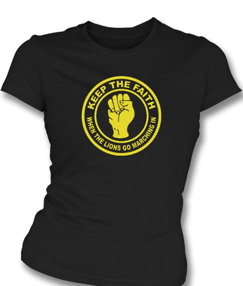 Ladies Livindstone FC Keep The Faith  T-Shirt