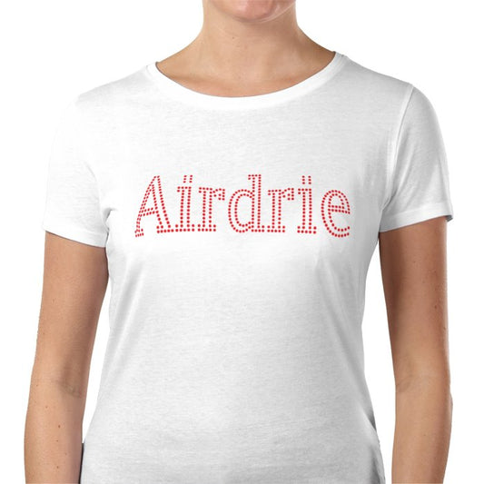 Ladies Rhinestone Airdrie T-Shirt