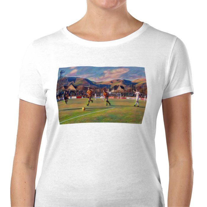 Ladies Alloa painting style T-Shirt