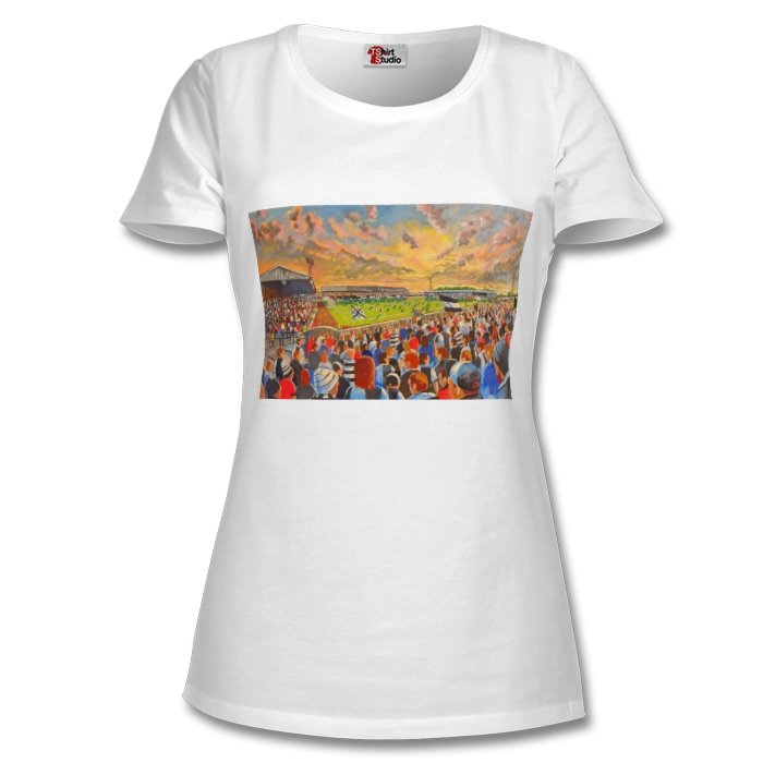 AYR UNITED SUPPORTEERS INSIDE STADIUM -LADIES T-SHIRT