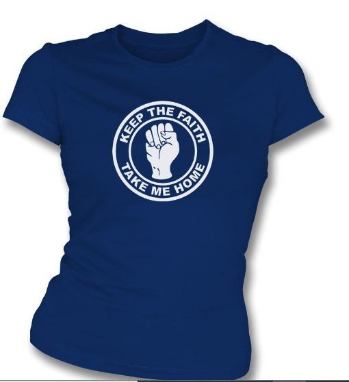 Ladies Dundee FC Keep The Faith T-Shirt