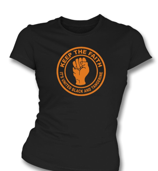 Ladies Dundee United FC Keep The Faith T-Shirt