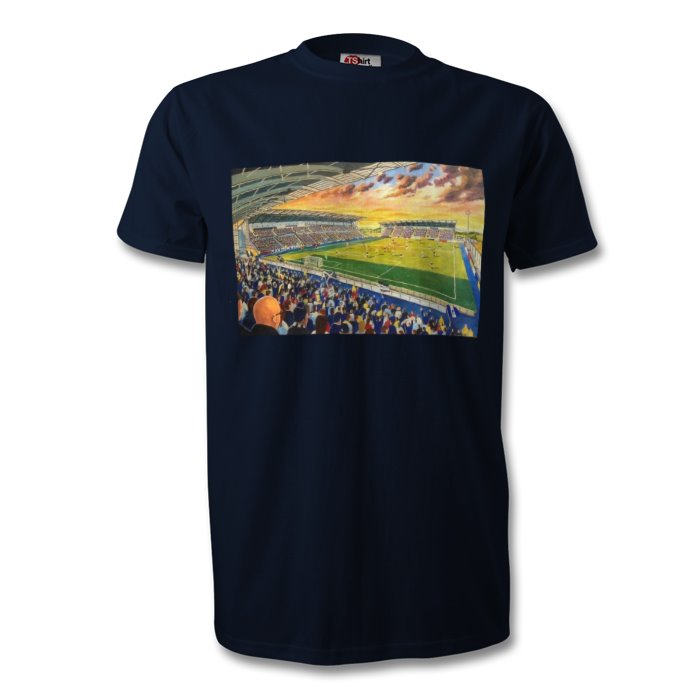 FALKIRK FC  SUPPORTERS INSIDE STADIUM - MENS T-SHIRT