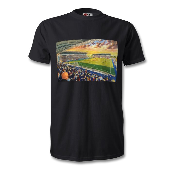 FALKIRK FC  SUPPORTERS INSIDE STADIUM - MENS T-SHIRT