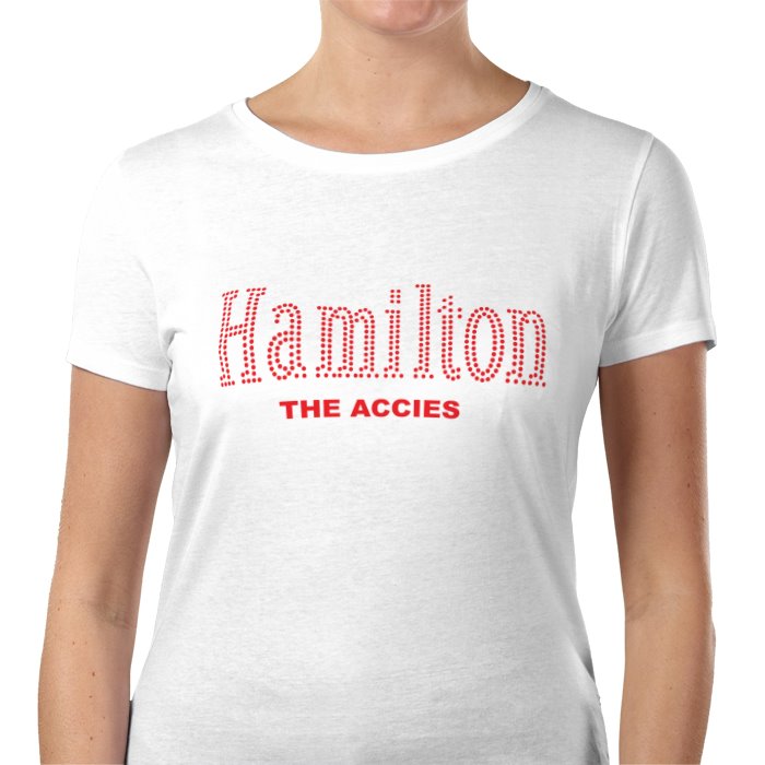 Ladies Hamilton FC Rhinestone T-Shirt