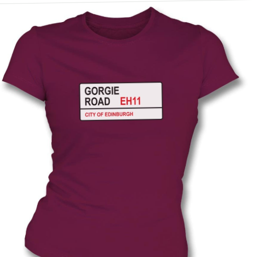 Ladies Hearts FC Gorgie Road T-Shirt