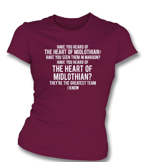 Ladies Heart of Midlothian FC  T-Shirt