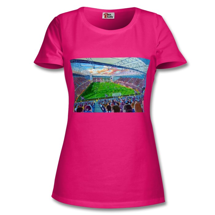 LADIES HEARTS FC T-SHIRT  INSIDE TYNECASTLE