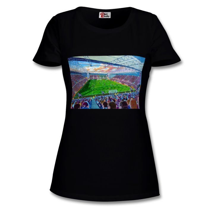 LADIES HEARTS FC T-SHIRT  INSIDE TYNECASTLE