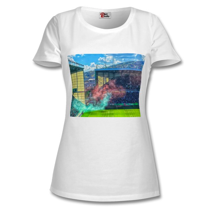 LADIES HIBERNIAN FC T-SHIRT INSIDE EASTER ROAD