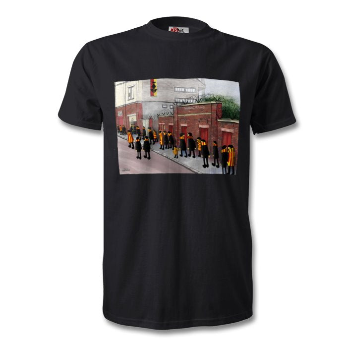 PARTICK THISTLE FC SUPPORTERS  OUTSIDE FIRHILL STADIUM- MENS T-SHIRT