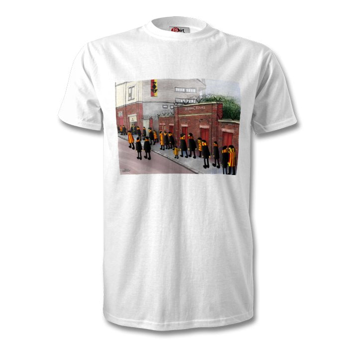 PARTICK THISTLE FC SUPPORTERS  OUTSIDE FIRHILL STADIUM- MENS T-SHIRT