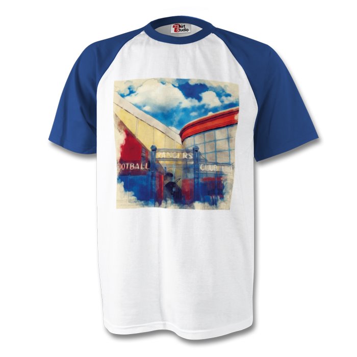 RANGERS FC STADIUM  MENS T-SHIRT